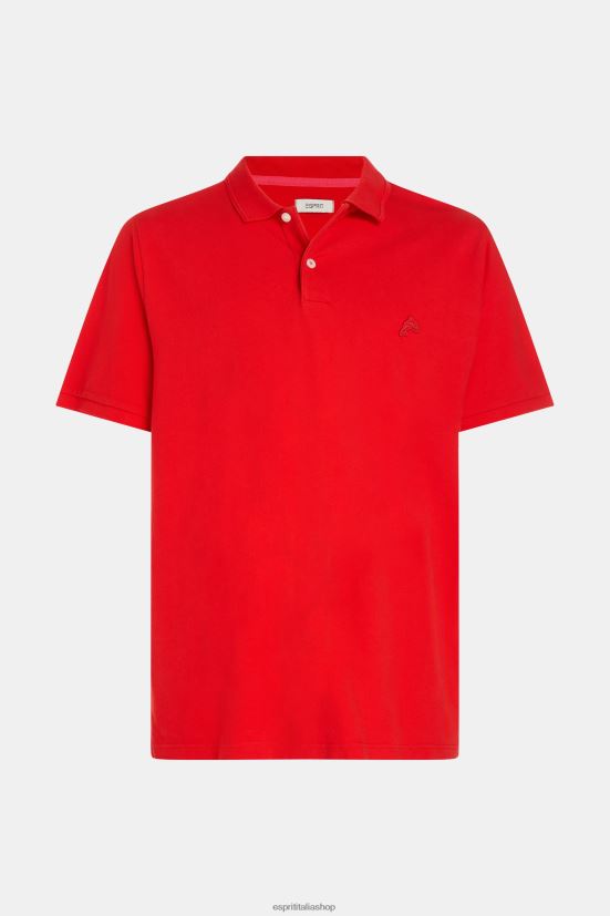 Esprit Polo classica del Dolphin Tennis Club rosso uomini polo 4RNDH896