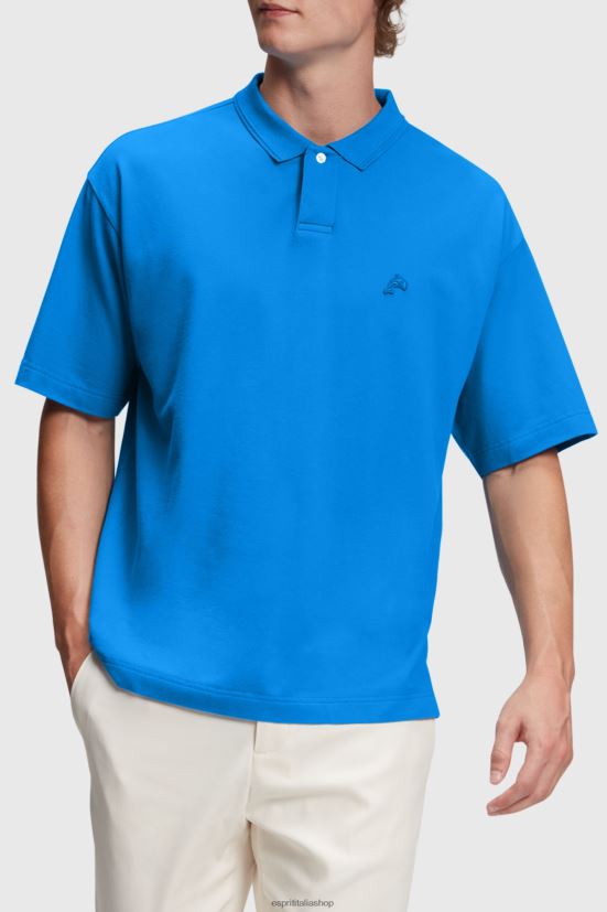 Esprit polo rilassata del Dolphin Tennis Club blu uomini polo 4RNDH878