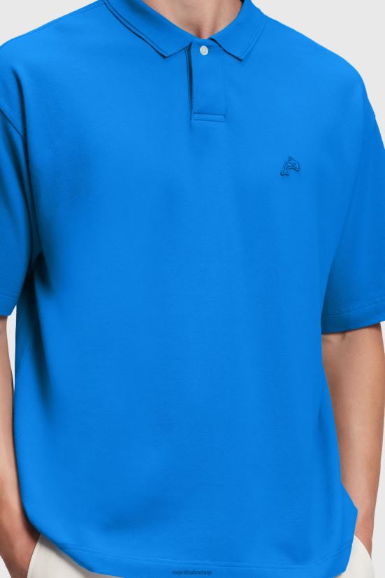 Esprit polo rilassata del Dolphin Tennis Club blu uomini polo 4RNDH878