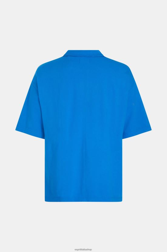 Esprit polo rilassata del Dolphin Tennis Club blu uomini polo 4RNDH878